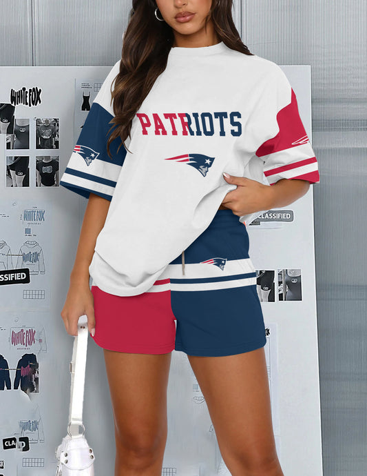 New England Patriots  Limited Edition Top And Shorts Two-Piece Suits