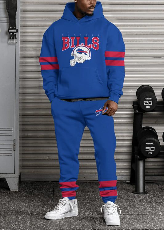 Buffalo Bills Combo Pullover Hoodie And Sweatpants AZBTPHSP000185