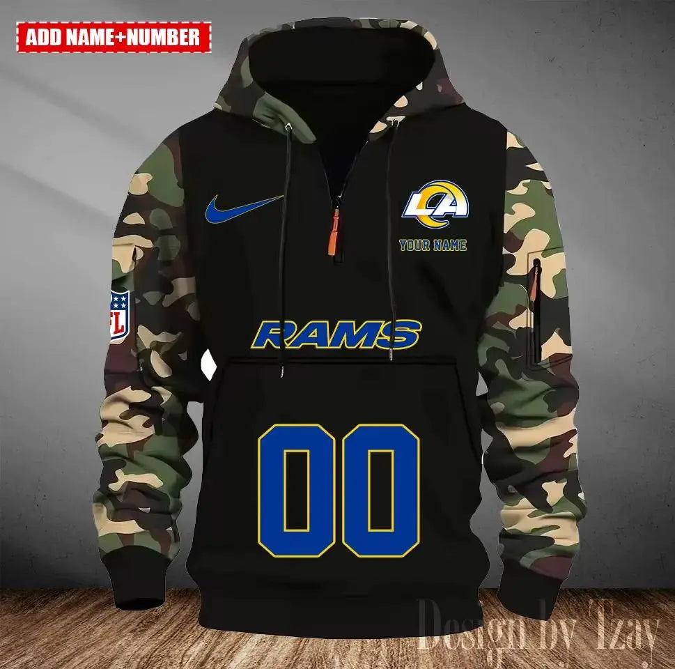 Los Angeles Rams Camouflage Hooded Sweatshirt HA19