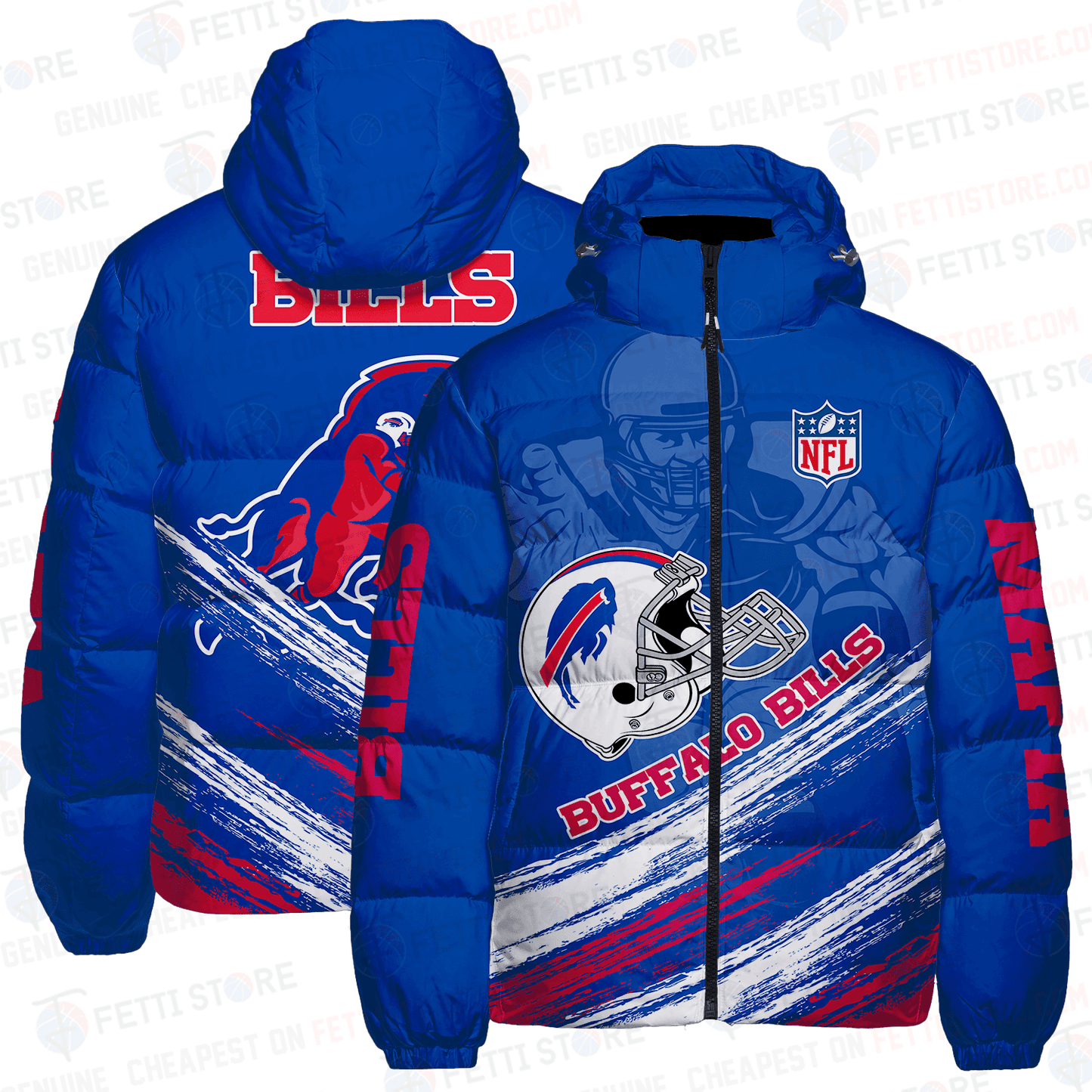 Buffalo Bills CozyCloud Down Jacket AZBTDWJ000004