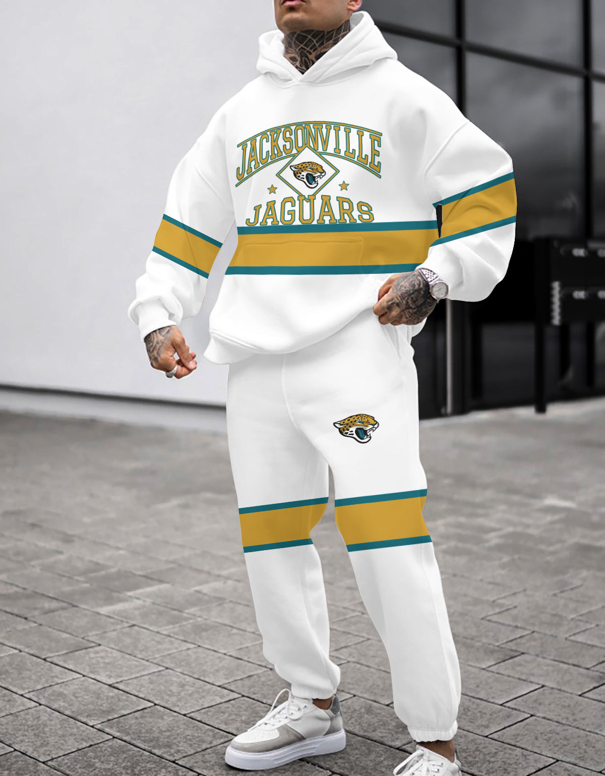 Jacksonville Jaguars Combo Pullover Hoodie And Sweatpants AZBTPHSP000257