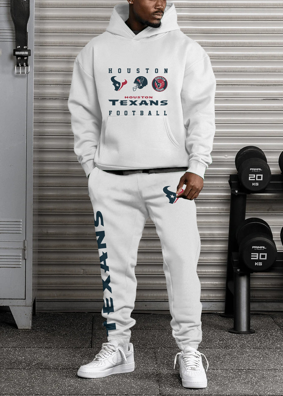 Houston Texans Combo Pullover Hoodie And Sweatpants AZBTPHSP000341