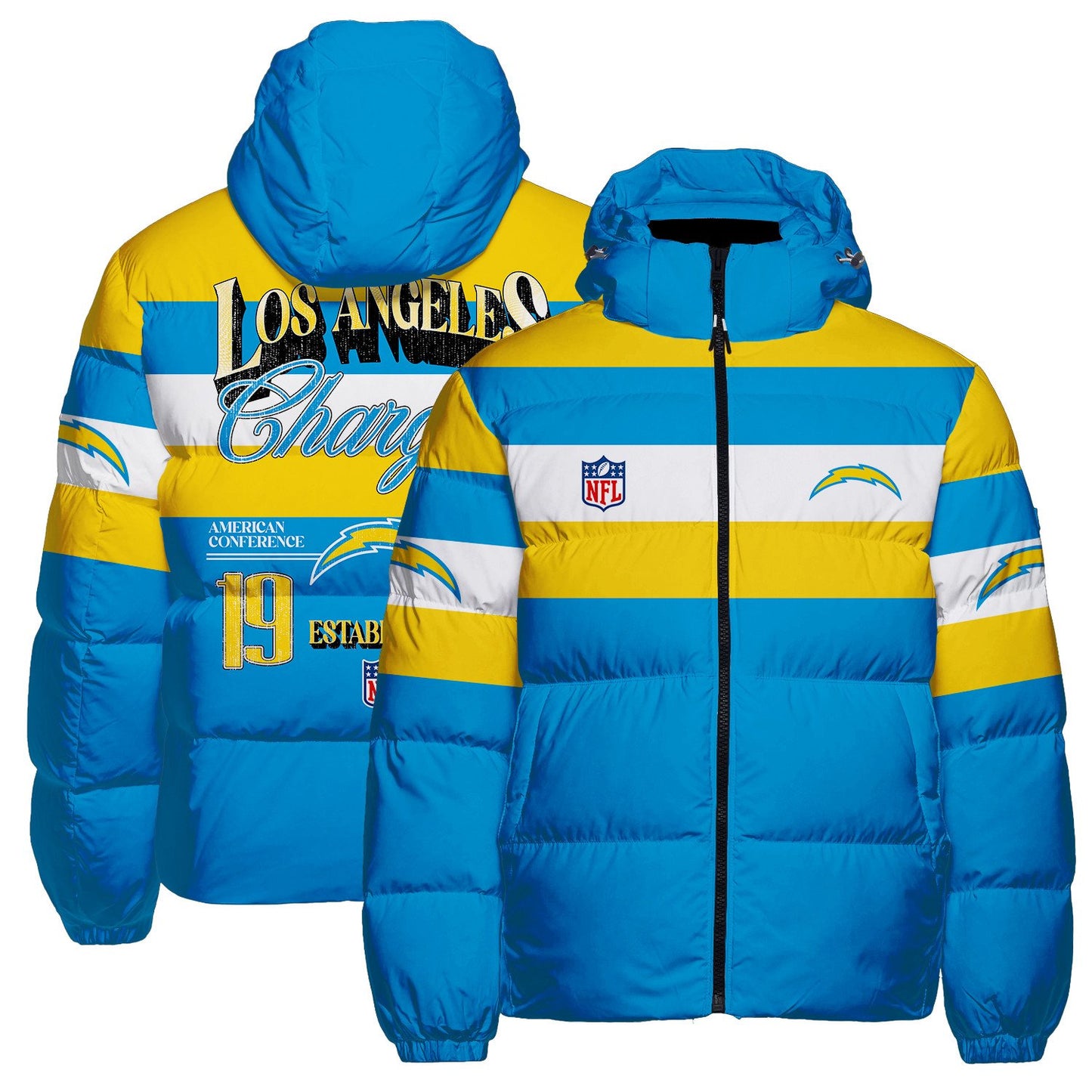 Los Angeles Chargers CozyCloud Down Jacket AZBTDWJ000405