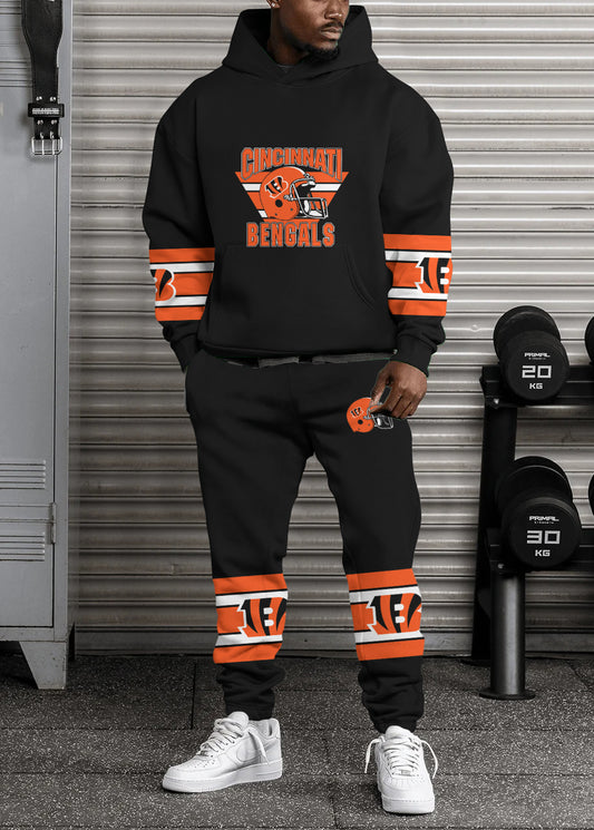 Cincinnati Bengals Combo Pullover Hoodie And Sweatpants AZBTPHSP000299