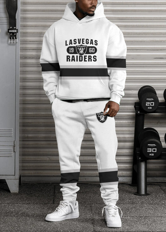 Las Vegas Raiders Combo Pullover Hoodie And Sweatpants AZBTPHSP000144