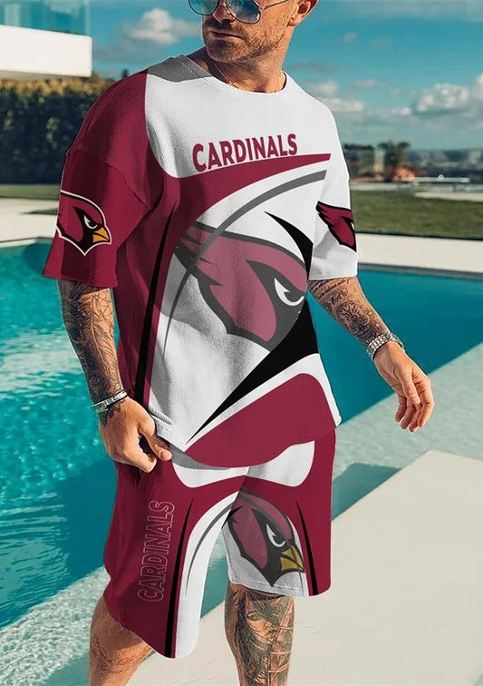 Arizona Cardinals T-shirt and shorts AZTS049