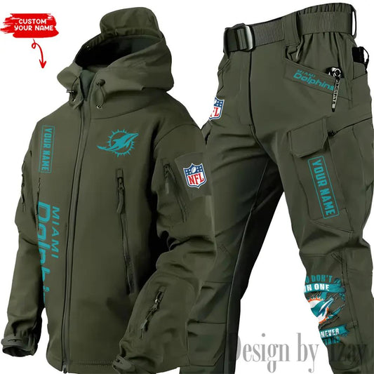 Miami Dolphins Outdoor Jacket and Pants 000114