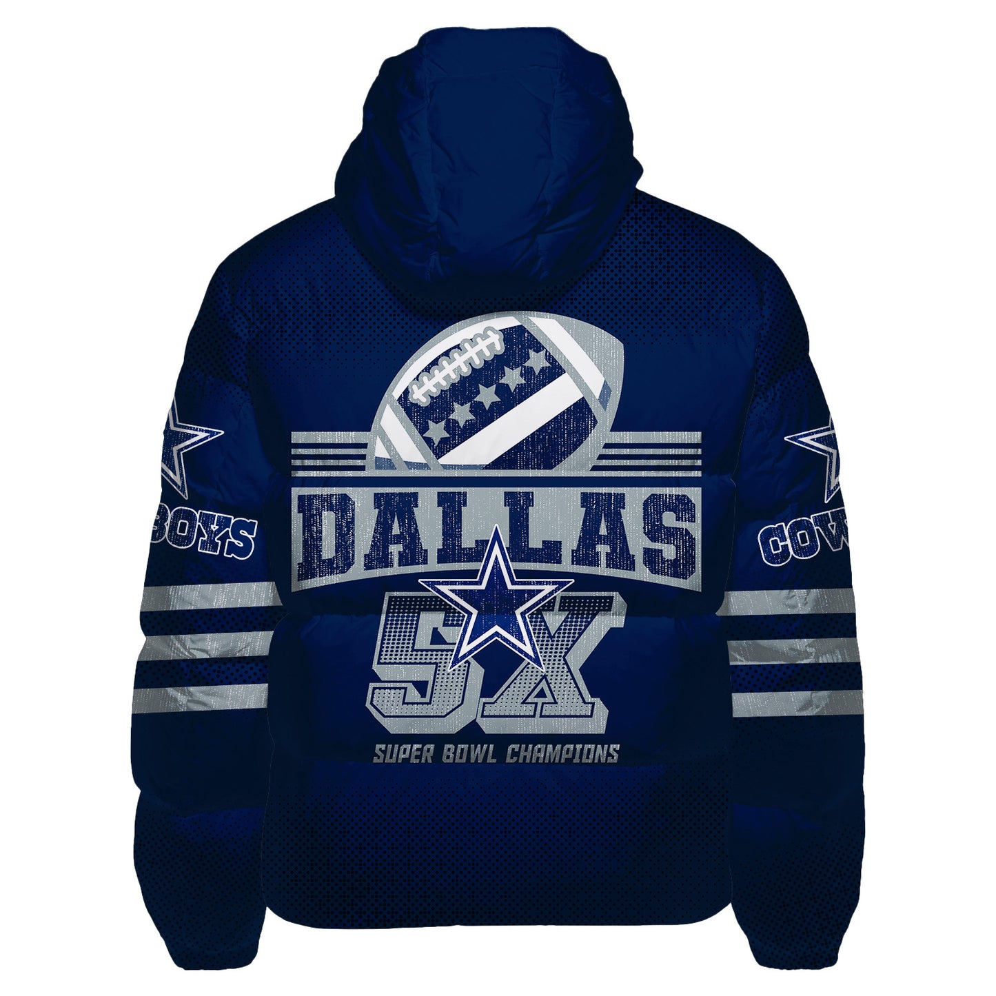 Dallas Cowboys CozyCloud Down Jacket AZBTDWJ000248