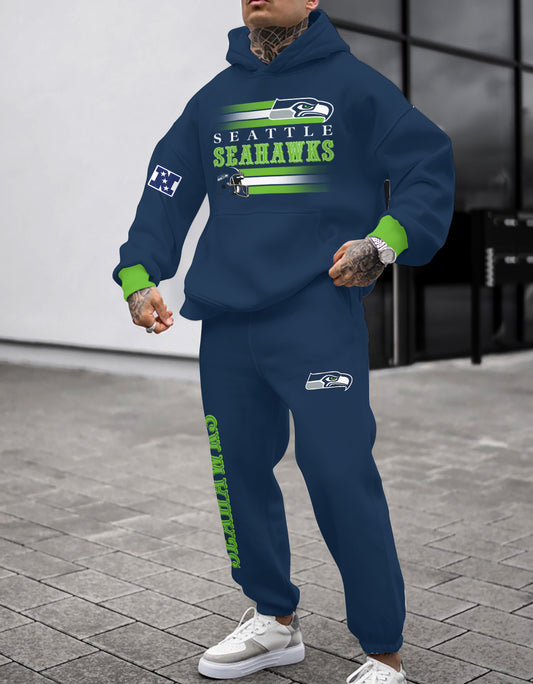 Seattle Seahawks Combo Pullover Hoodie And Sweatpants AZBTPHSP000288