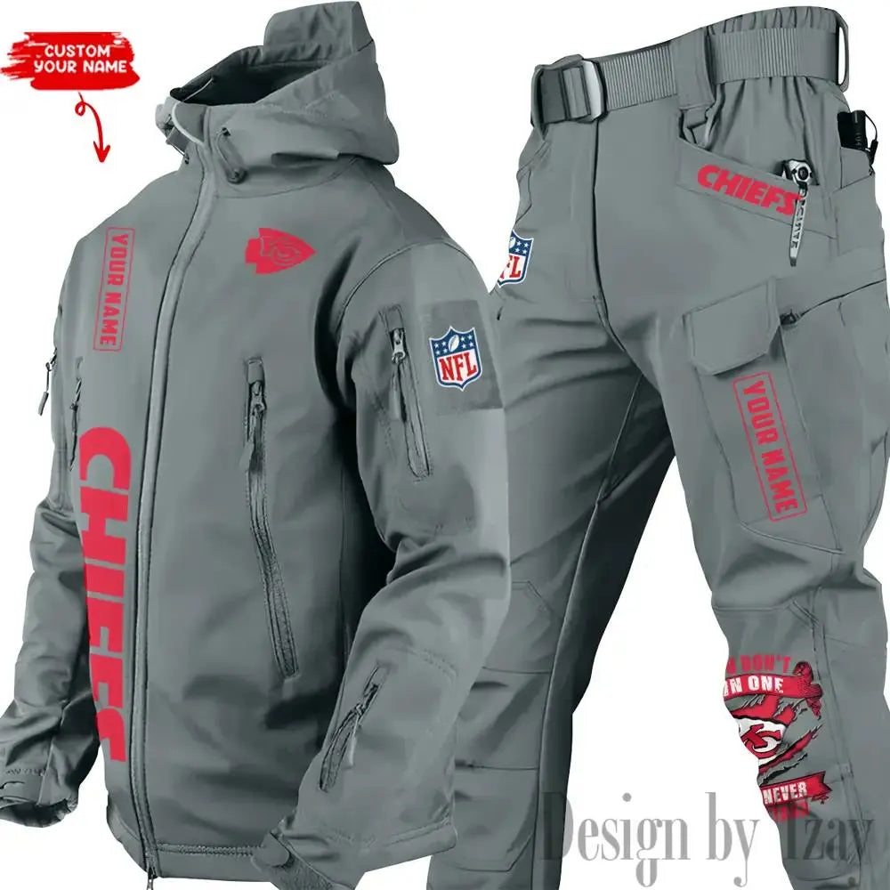 Kansas City Chiefs Outdoor Jacket and Pants 000116