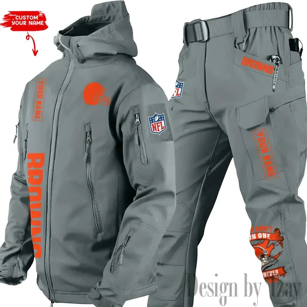 Cleveland Browns Outdoor Jacket and Pants 000136