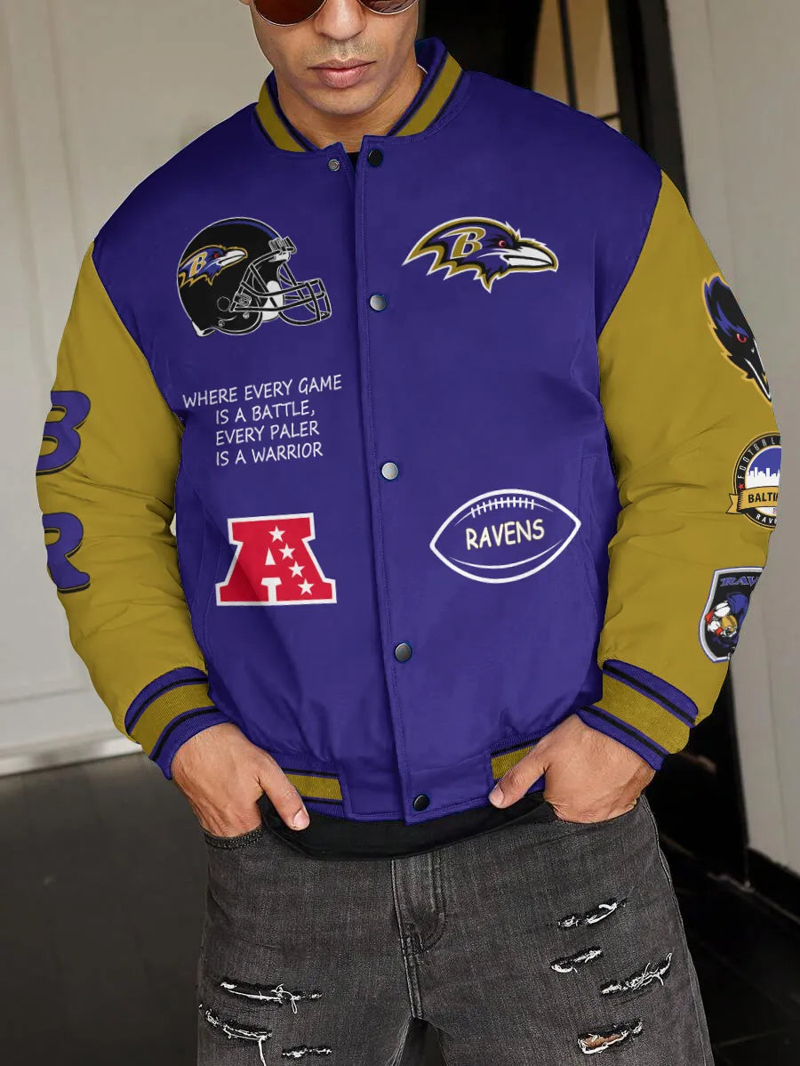 Baltimore Ravens National Football League Varsity Jacket AZBTVJK000454
