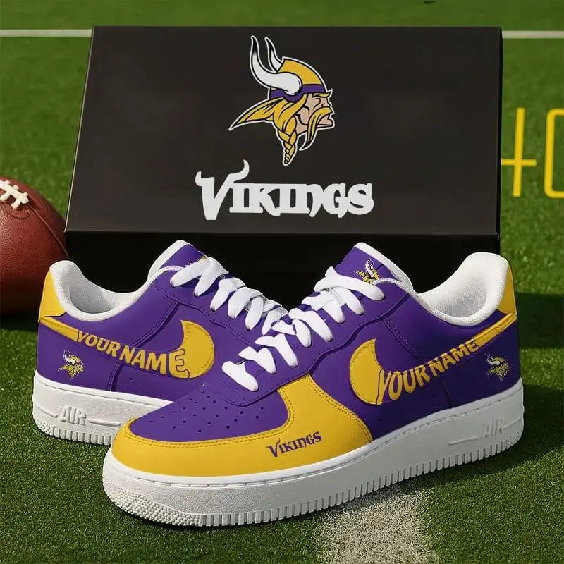 Minnesota Vikings New Personalized AF1-1 Sneakers 2025 AZBTAF1N000021
