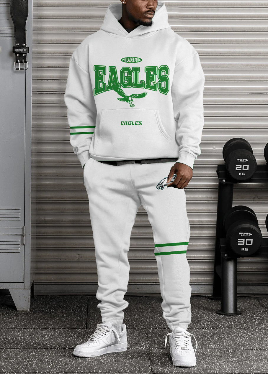 Philadelphia Eagles Combo Pullover Hoodie And Sweatpants AZBTPHSP000174