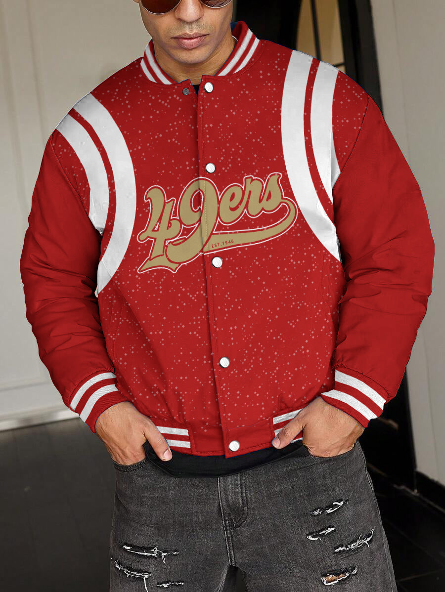 San Francisco 49ers National Football League Varsity Jacket AZBTVJK000517