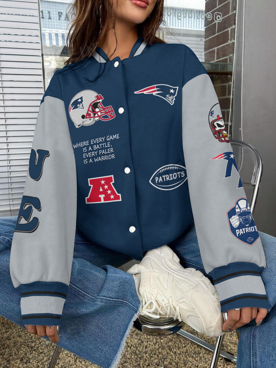 New England Patriots National Football League Varsity Jacket AZBTVJK000655