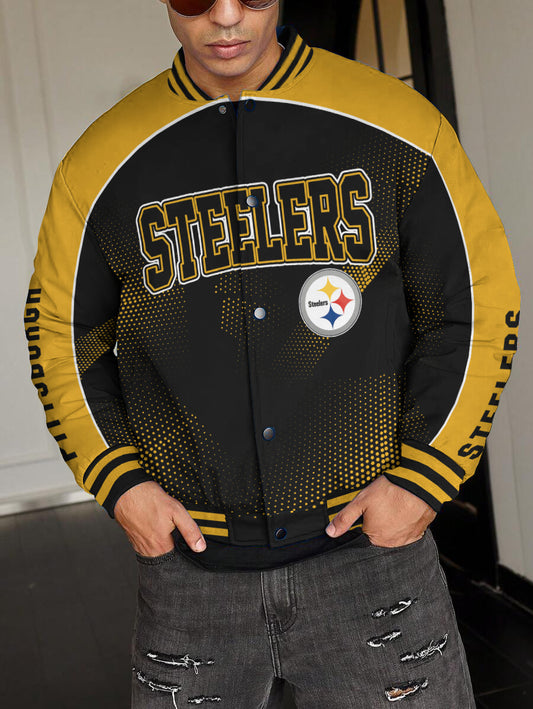 Pittsburgh Steelers National Football League Varsity Jacket AZBTVJK000488