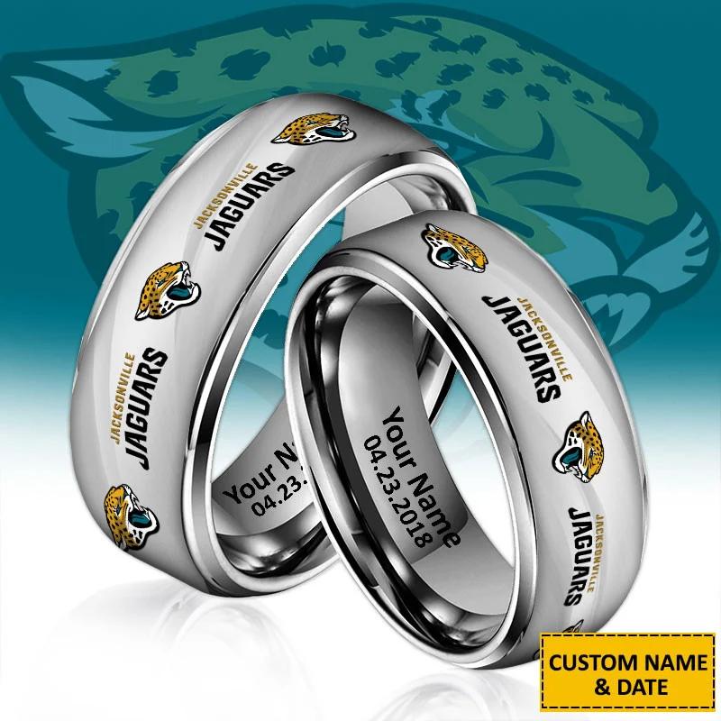 Jacksonville Jaguars Special Stainless Ring Custom Name AZBTSR000063