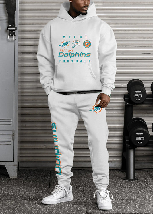 Miami Dolphins Combo Pullover Hoodie And Sweatpants AZBTPHSP000360