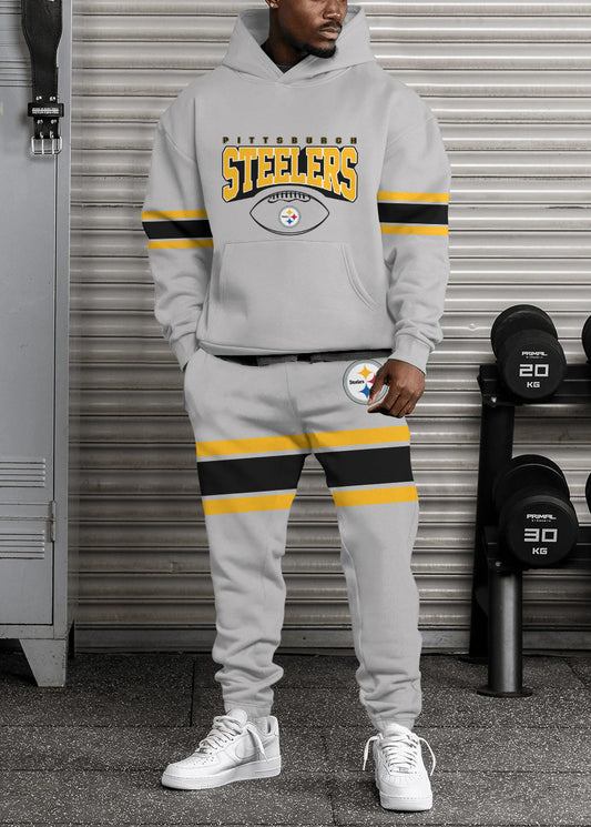 Pittsburgh Steelers Combo Pullover Hoodie And Sweatpants AZBTPHSP000102