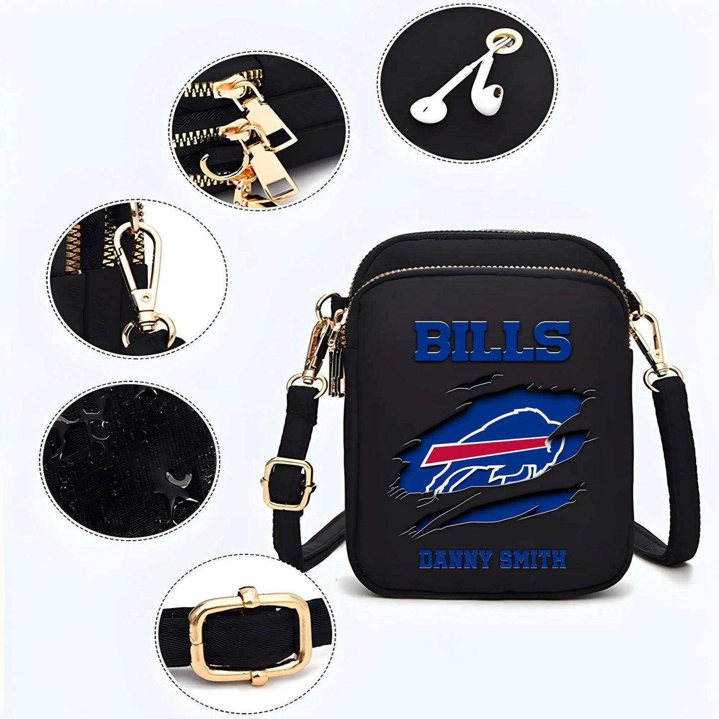 Buffalo Bills Mini Crossbody Bag for Women New Trending 2025 AZBT2DMCB000013