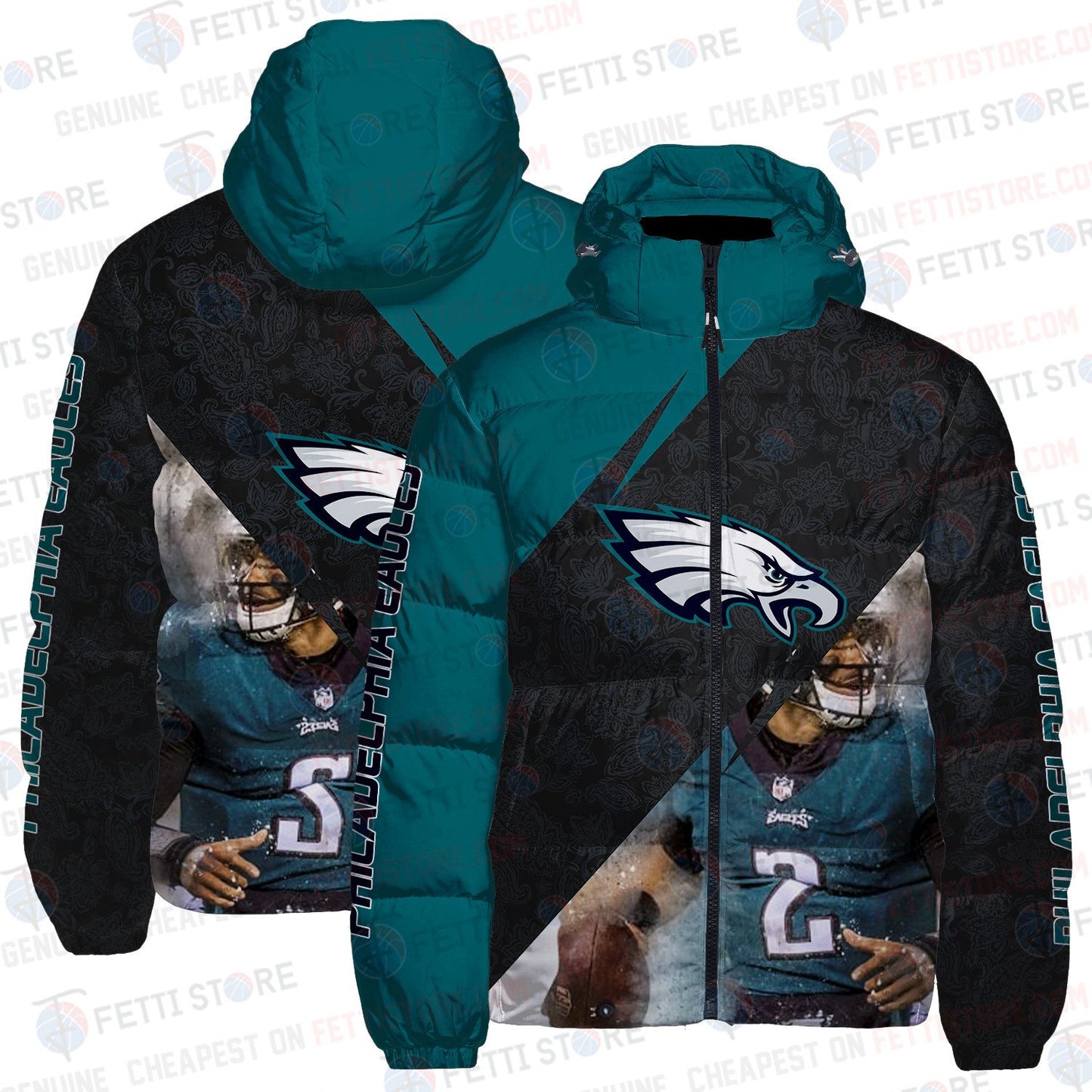 Philadelphia Eagles CozyCloud Down Jacket AZBTDWJ000009