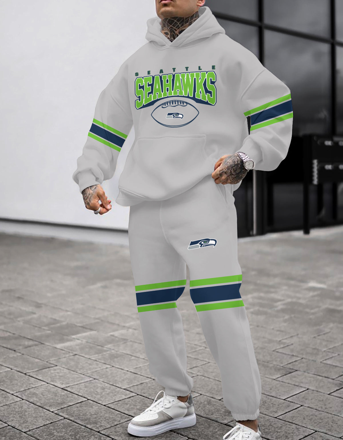 Seattle Seahawks Combo Pullover Hoodie And Sweatpants AZBTPHSP000329