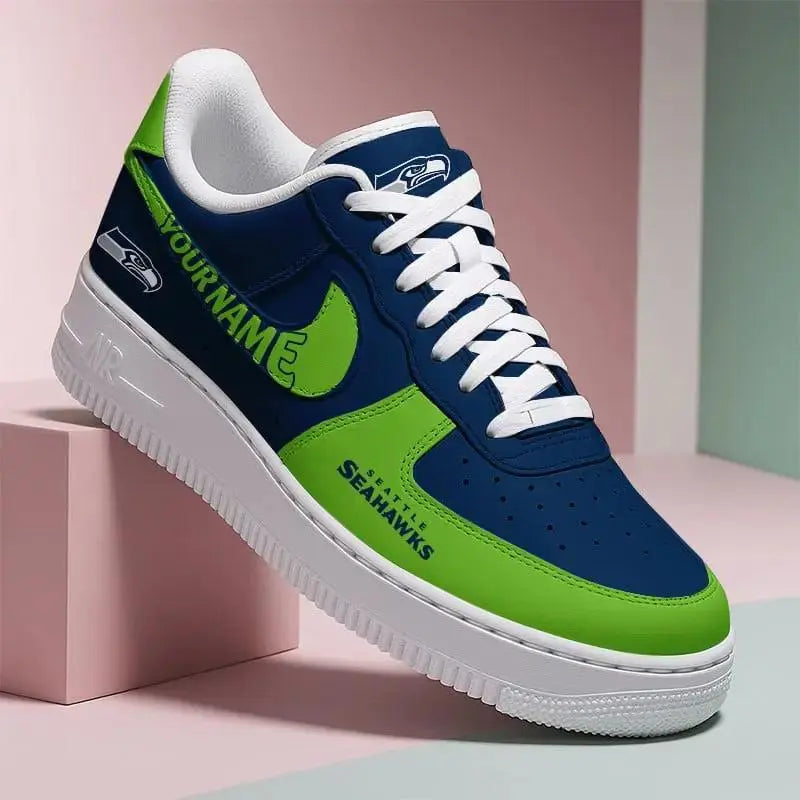 Seattle Seahawks New Personalized AF1-1 Sneakers 2025 AZBTAF1N000029