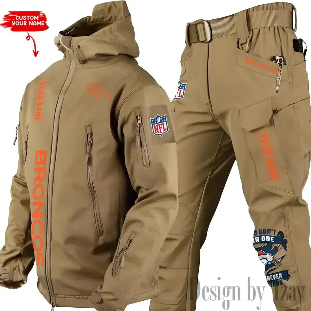 Denver Broncos Outdoor Jacket and Pants 000140