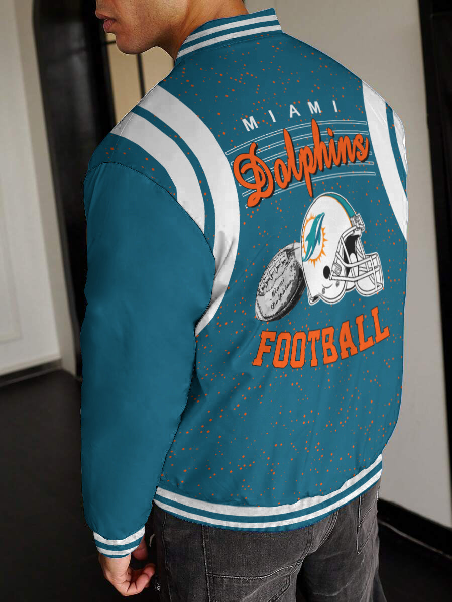 Miami Dolphins National Football League Varsity Jacket AZBTVJK000430
