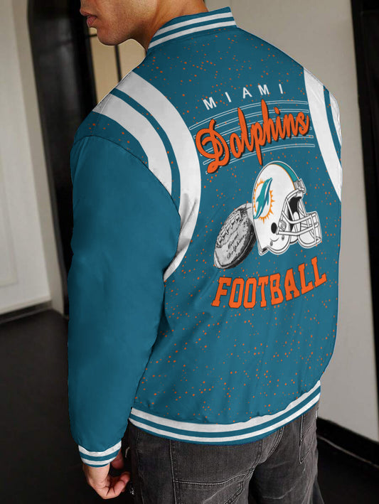 Miami Dolphins National Football League Varsity Jacket AZBTVJK000430