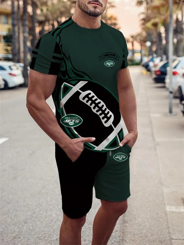 New York Jets T-shirt and Shorts AZTS597