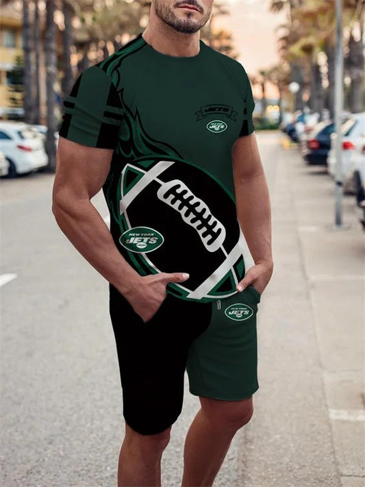 New York Jets T-shirt and Shorts AZTS597