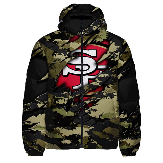 San Francisco 49ers CozyCloud Down Jacket AZBTDWJ000448