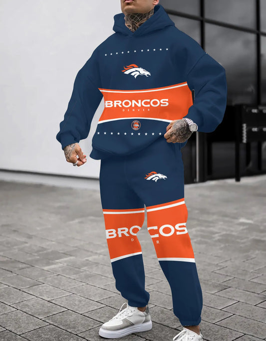 Denver Broncos Combo Pullover Hoodie And Sweatpants AZBTPHSP000391