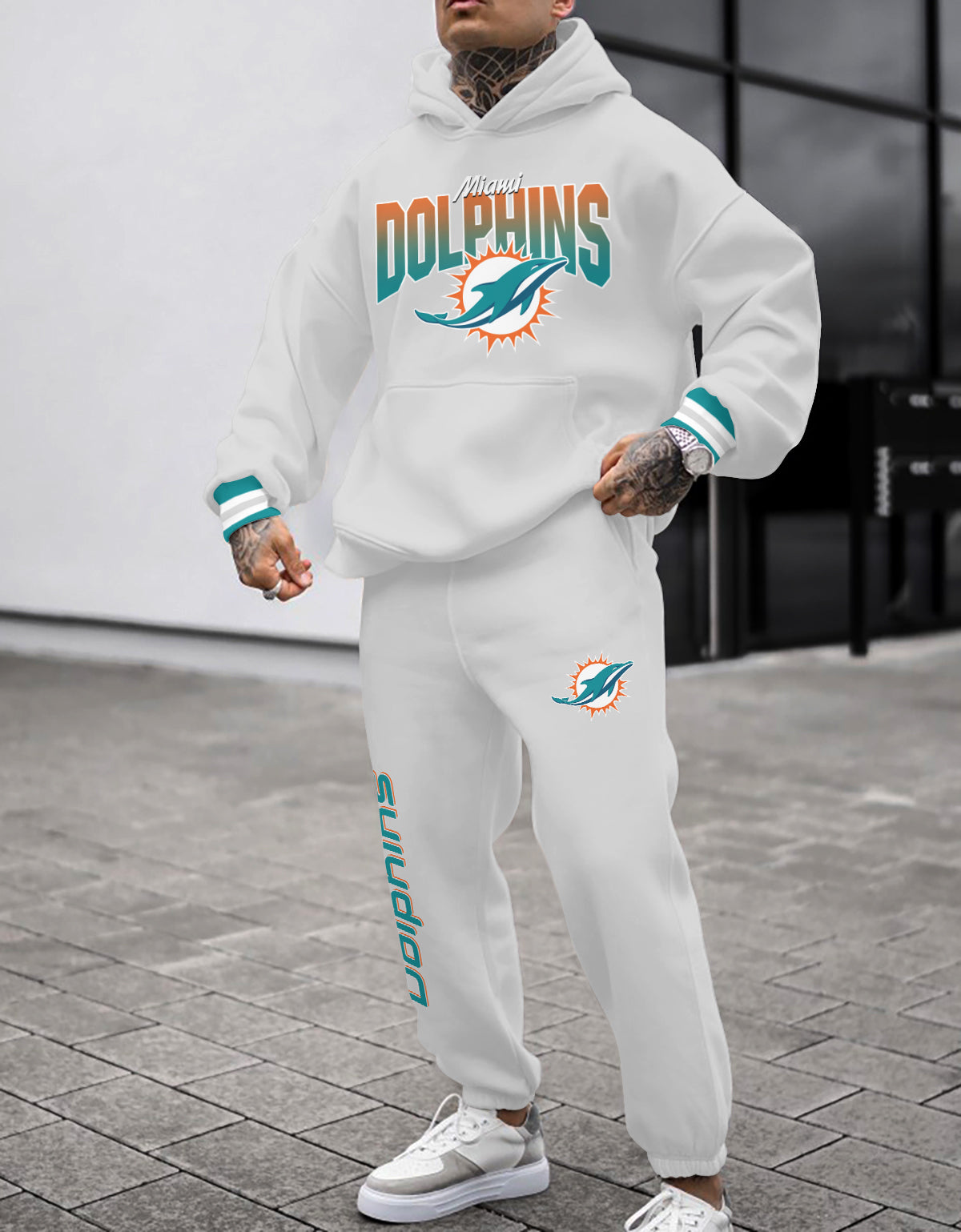 Miami Dolphins Combo Pullover Hoodie And Sweatpants AZBTPHSP000101