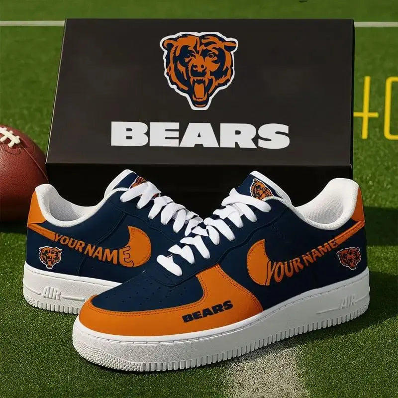 Chicago Bears New Personalized AF1-1 Sneakers 2025 AZBTAF1N000006