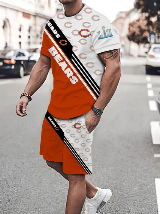Chicago Bears T-shirt and Shorts AZTS154