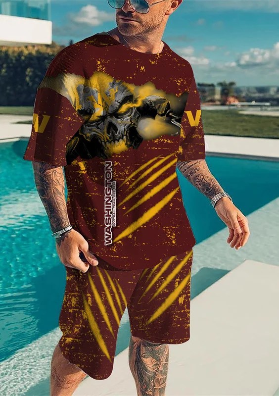 Washington Commanders T-shirt and Shorts AZTS445