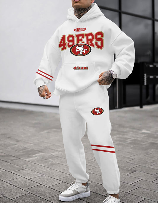 San Francisco 49ers Combo Pullover Hoodie And Sweatpants AZBTPHSP000165