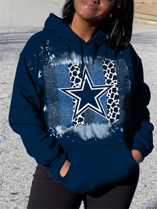 Dallas Cowboys 3D Printed Pocket Pullover Hoodie AZBTPH000131