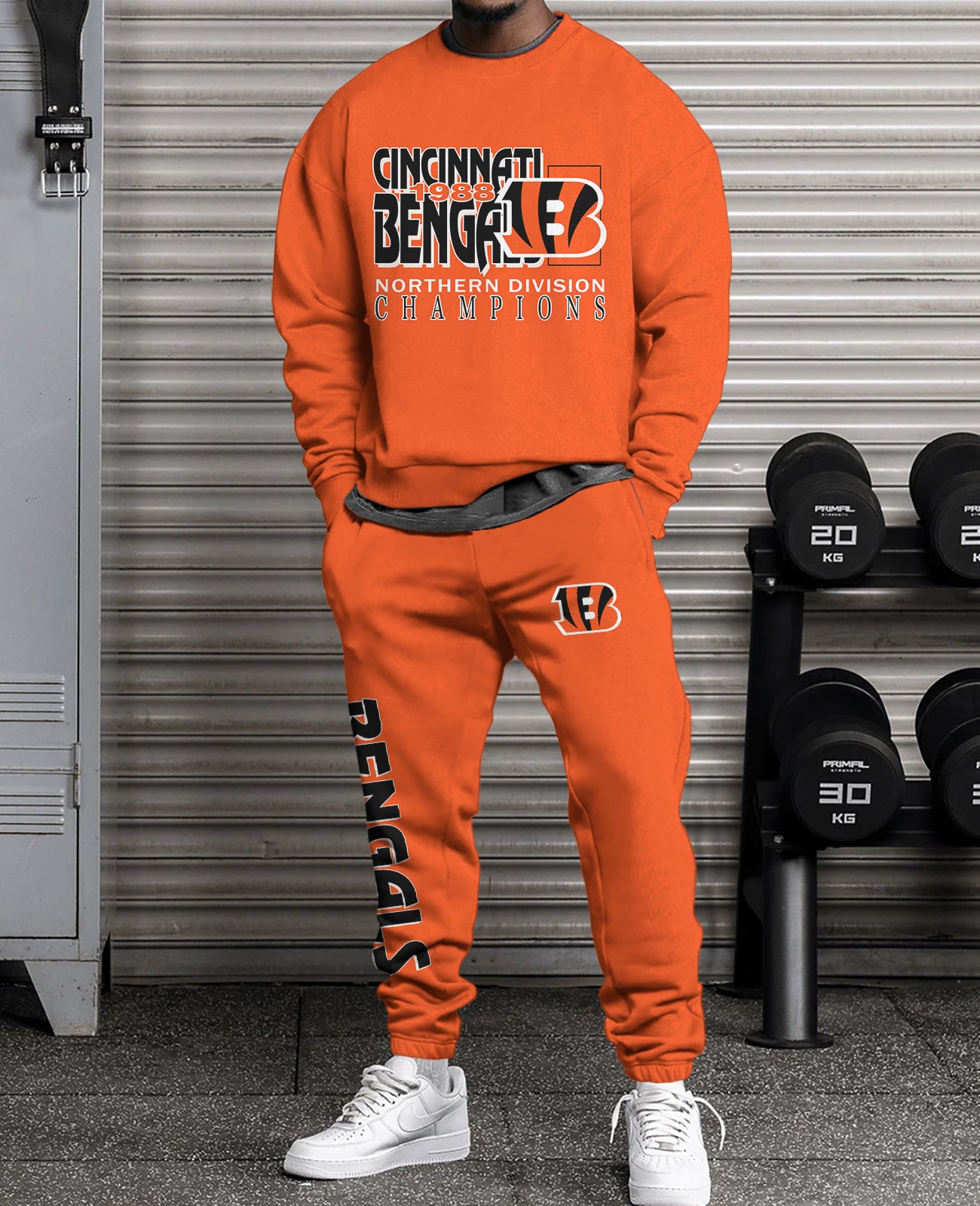 Cincinnati Bengals Combo 3D Sweatsuit and Sweatpants Unisex CBSP151