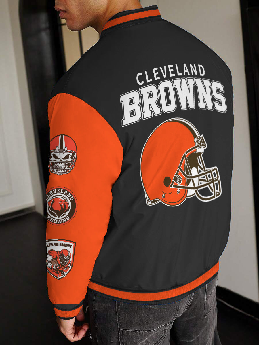 Cleveland Browns National Football League Varsity Jacket AZBTVJK000459