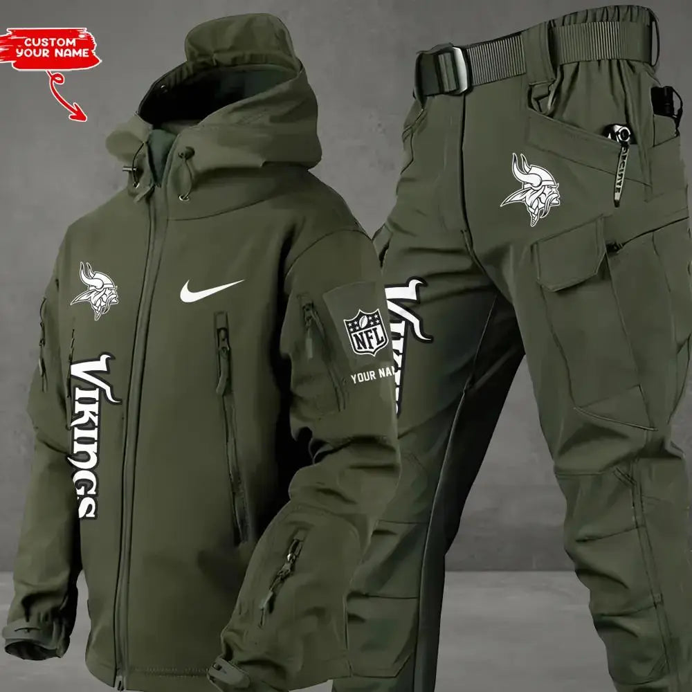 Minnesota Vikings Outdoor Jacket and Pants 000141