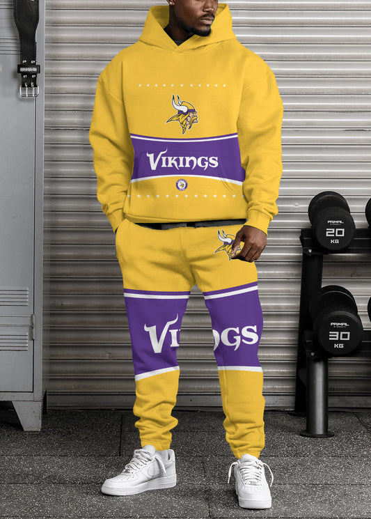 Minnesota Vikings Combo Pullover Hoodie And Sweatpants AZBTPHSP000131