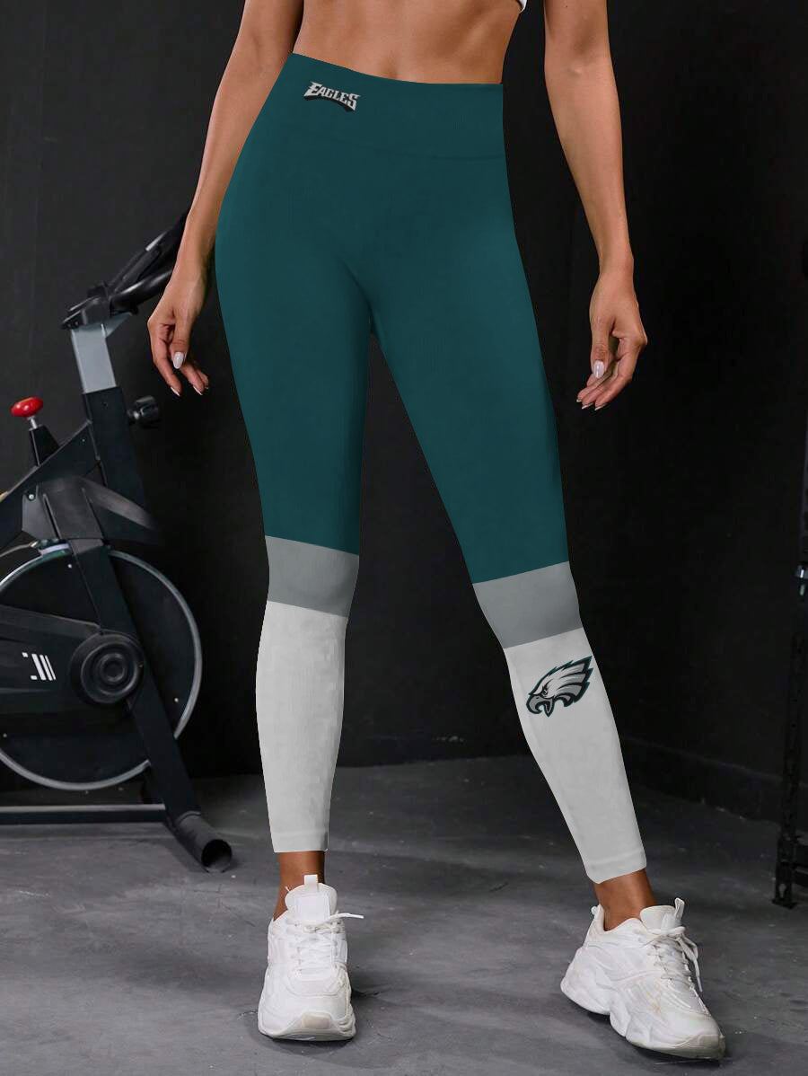 Philadelphia Eagles High Waist Push Up Printed Leggings