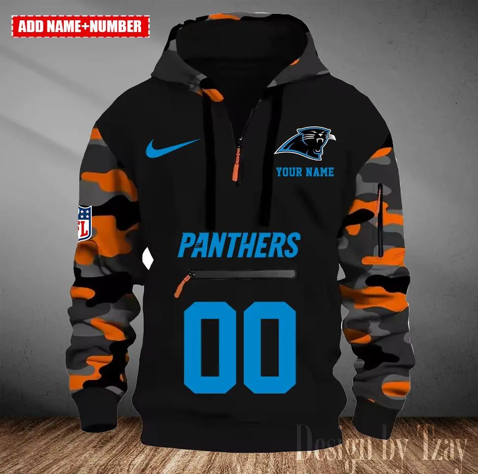 Carolina Panthers Camouflage Hooded Sweatshirt HA08