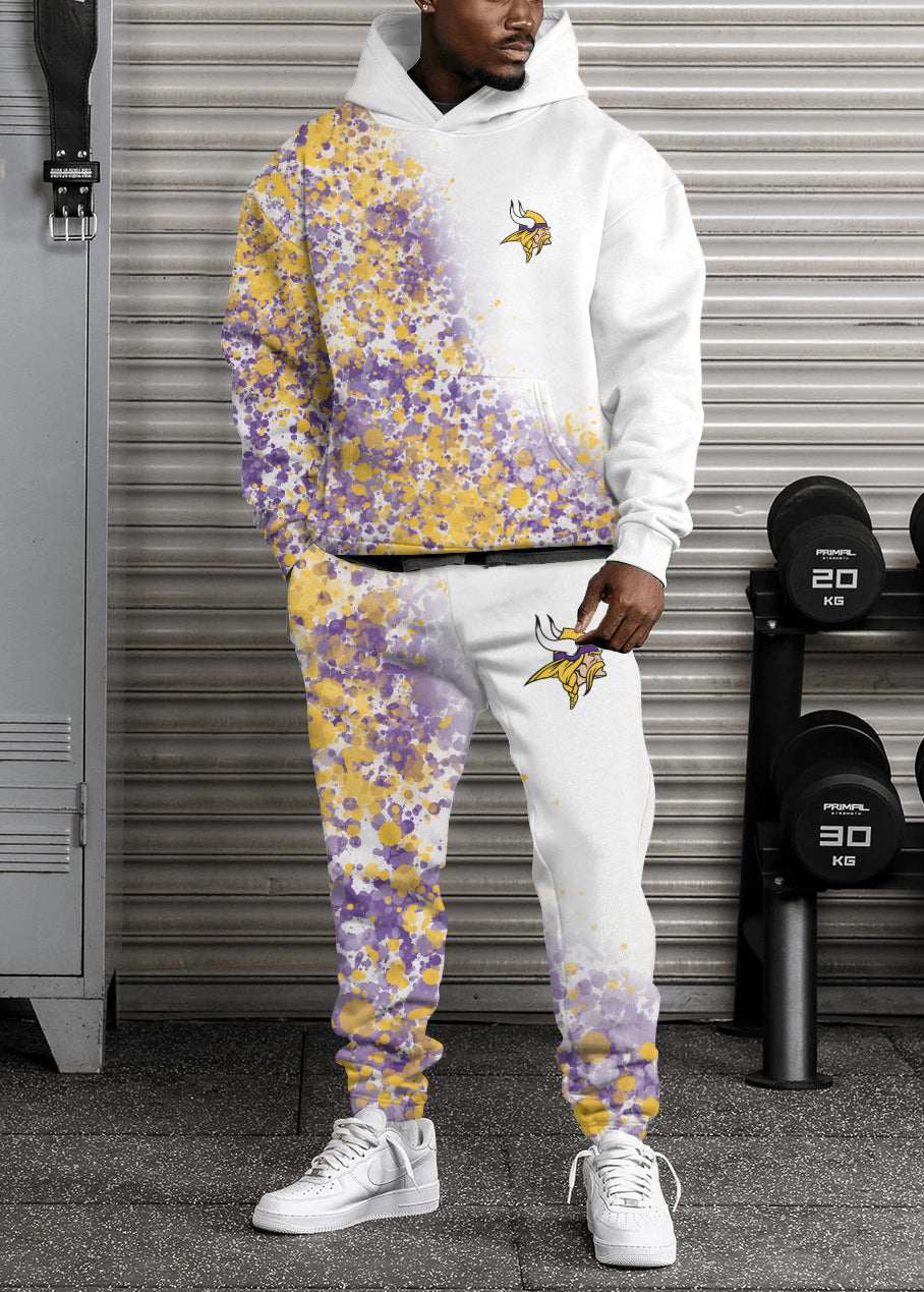 Minnesota Vikings Combo Pullover Hoodie And Sweatpants AZBTPHSP000154