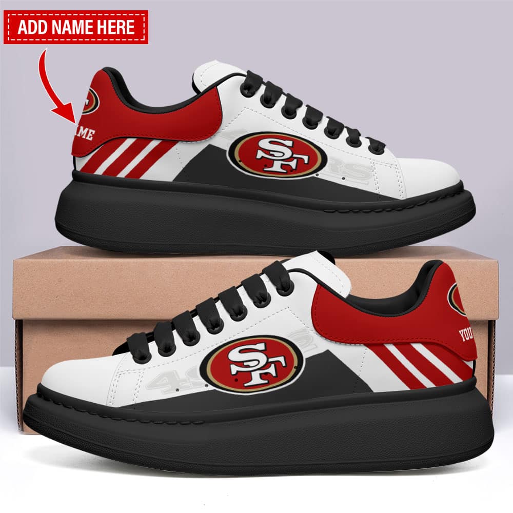 San Francisco 49ers Personalized MQ Sneakers BG51
