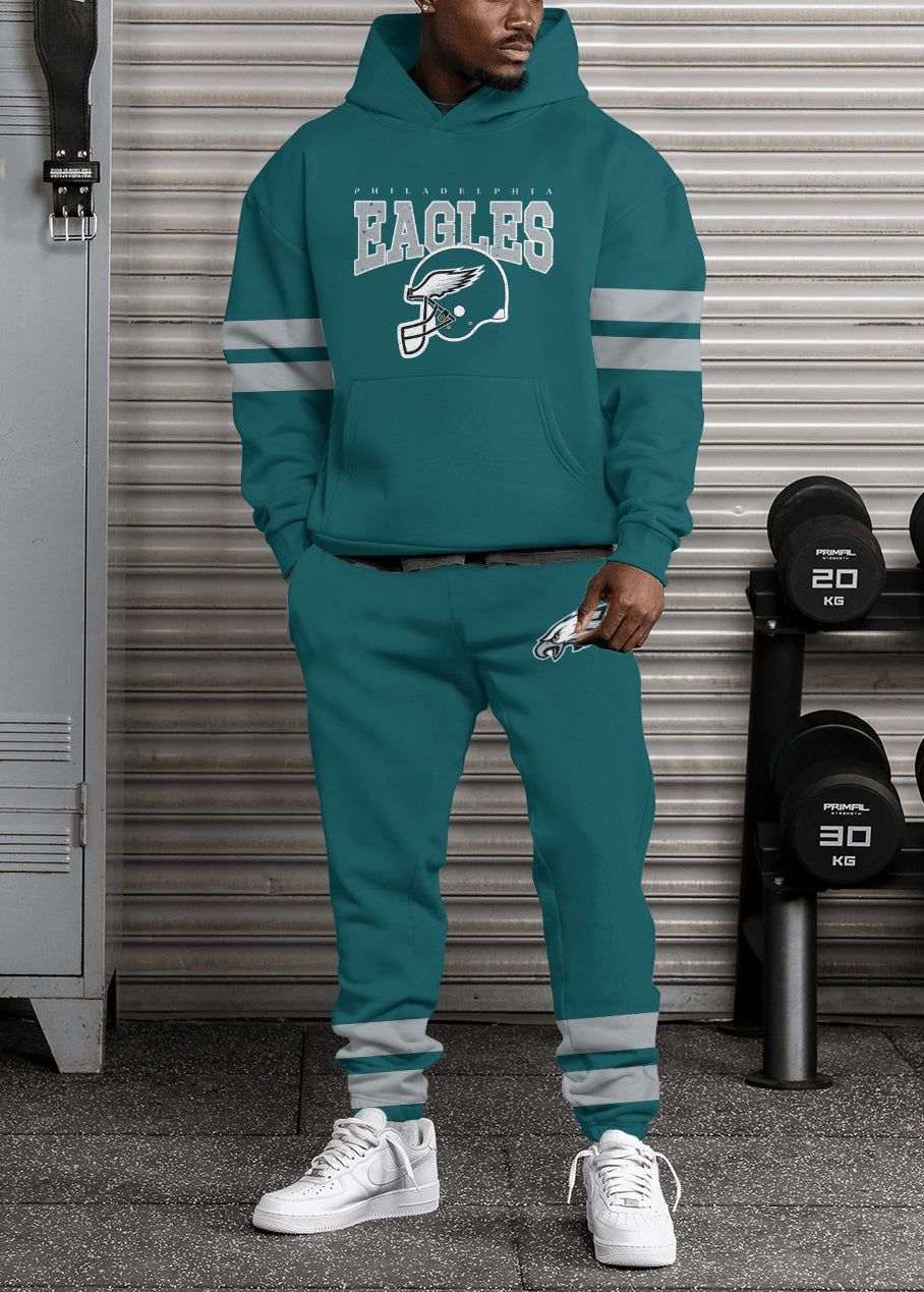 Philadelphia Eagles Combo Pullover Hoodie And Sweatpants AZBTPHSP000340